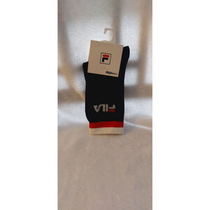 Fila Black & Red Socks
Women Size 7-9